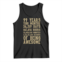 Vintage 99th Birthday Gift Tank Top 99 Years Of Being Awesome