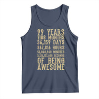 Vintage 99th Birthday Gift Tank Top 99 Years Of Being Awesome
