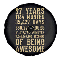 Vintage 97th Birthday Gift Spare Tire Cover 97 Years Of Being Awesome
