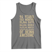 Vintage 96th Birthday Gift Tank Top 96 Years Of Being Awesome