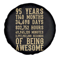 Vintage 95th Birthday Gift Spare Tire Cover 95 Years Of Being Awesome