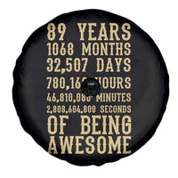 Vintage 89th Birthday Gift Spare Tire Cover 89 Years Of Being Awesome