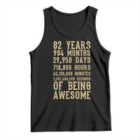 Vintage 82nd Birthday Gift Tank Top 82 Years Of Being Awesome