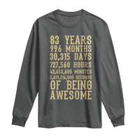 Vintage 83rd Birthday Gift Long Sleeve Shirt 83 Years Of Being Awesome