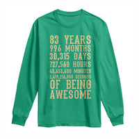Vintage 83rd Birthday Gift Long Sleeve Shirt 83 Years Of Being Awesome