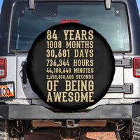 Vintage 84th Birthday Gift Spare Tire Cover 84 Years Of Being Awesome