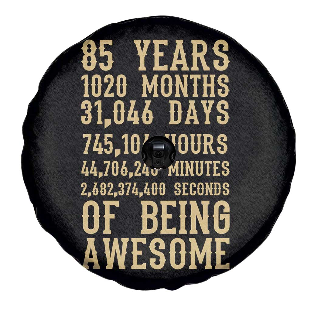 Vintage 85th Birthday Gift Spare Tire Cover 85 Years Of Being Awesome