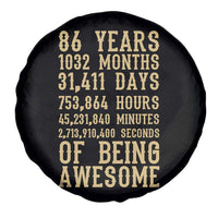 Vintage 86th Birthday Gift Spare Tire Cover 86 Years Of Being Awesome