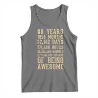 Vintage 88th Birthday Gift Tank Top 88 Years Of Being Awesome