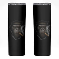 Cool Gorilla With Cigar Skinny Tumbler Animal Lover Gift