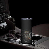 Cool Gorilla With Cigar Skinny Tumbler Animal Lover Gift