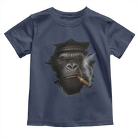 Cool Gorilla With Cigar Toddler T Shirt Animal Lover Gift - Wonder Print Shop