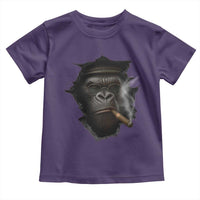 Cool Gorilla With Cigar Toddler T Shirt Animal Lover Gift - Wonder Print Shop