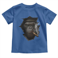 Cool Gorilla With Cigar Toddler T Shirt Animal Lover Gift - Wonder Print Shop