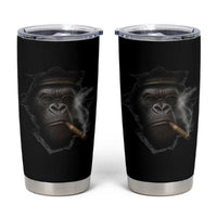 Cool Gorilla With Cigar Tumbler Cup Animal Lover Gift