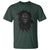 Angry Gorilla Face On Cracked Wall T Shirt Animal Lover Gift - Wonder Print Shop