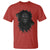 Angry Gorilla Face On Cracked Wall T Shirt Animal Lover Gift - Wonder Print Shop