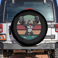 Fitness Lover Gift Spare Tire Cover Powerlifting Gorilla Strength - Wonder Print Shop