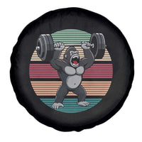 Fitness Lover Gift Spare Tire Cover Powerlifting Gorilla Strength - Wonder Print Shop