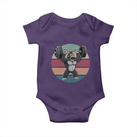 Fitness Lover Gift Baby Onesie Powerlifting Gorilla Strength - Wonder Print Shop