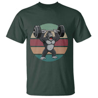 Fitness Lover Gift T Shirt Powerlifting Gorilla Strength - Wonder Print Shop