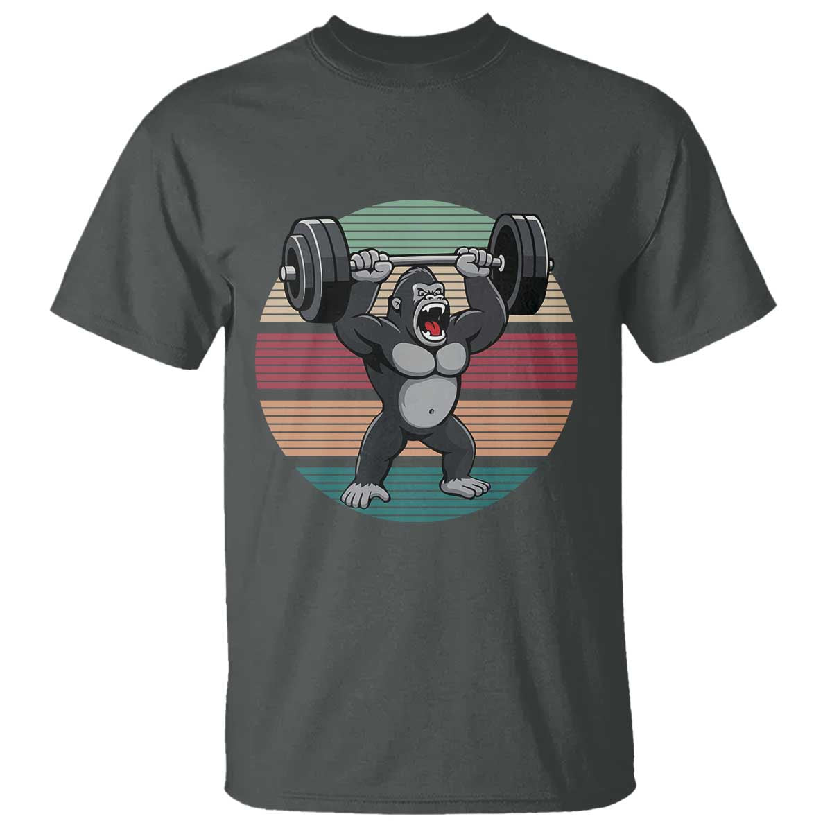 Fitness Lover Gift T Shirt Powerlifting Gorilla Strength - Wonder Print Shop