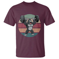 Fitness Lover Gift T Shirt Powerlifting Gorilla Strength - Wonder Print Shop