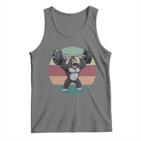 Fitness Lover Gift Tank Top Powerlifting Gorilla Strength - Wonder Print Shop