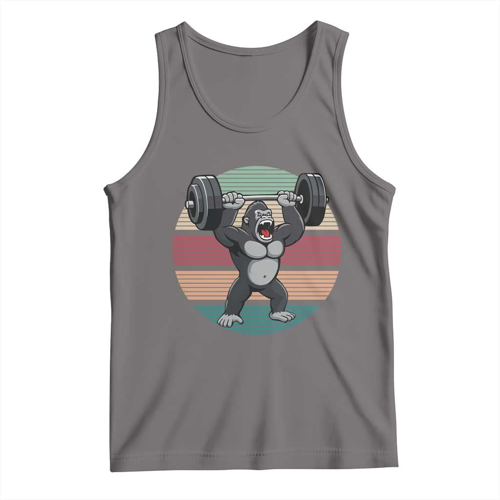 Fitness Lover Gift Tank Top Powerlifting Gorilla Strength - Wonder Print Shop