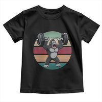 Fitness Lover Gift Toddler T Shirt Powerlifting Gorilla Strength - Wonder Print Shop
