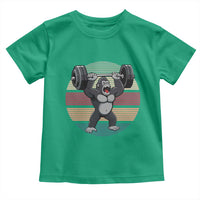 Fitness Lover Gift Toddler T Shirt Powerlifting Gorilla Strength - Wonder Print Shop