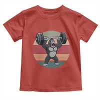 Fitness Lover Gift Toddler T Shirt Powerlifting Gorilla Strength - Wonder Print Shop