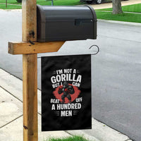 Funny Boxing Garden Flag Not A Gorilla But I Can Beat Off A Hundred Men - Wonder Print Shop