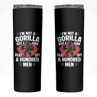 Funny Boxing Skinny Tumbler Not A Gorilla But I Can Beat Off A Hundred Men