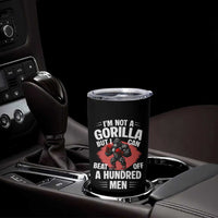 Funny Boxing Tumbler Cup Not A Gorilla But I Can Beat Off A Hundred Men