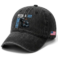 Just A Boy Who Loves Gorillas Washed Cotton Baseball Cap Gorilla Lover Gift