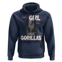 Gorilla Lover Gift Hoodie Just A Girl Who Loves Gorillas - Wonder Print Shop