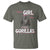 Gorilla Lover Gift T Shirt Just A Girl Who Loves Gorillas - Wonder Print Shop