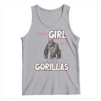 Gorilla Lover Gift Tank Top Just A Girl Who Loves Gorillas - Wonder Print Shop