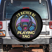 VR Gamer Gorilla Spare Tire Cover I’d Rather Be Playing Tag Gift - Wonder Print Shop