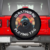 Funny Gorilla Lover Spare Tire Cover I’d Rather Be Playing Tag VR Game - Wonder Print Shop