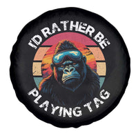 Funny Gorilla Lover Spare Tire Cover I’d Rather Be Playing Tag VR Game - Wonder Print Shop