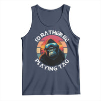 Funny Gorilla Lover Tank Top I’d Rather Be Playing Tag VR Game - Wonder Print Shop