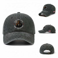 Cigars And Bad Decisions Washed Cotton Baseball Cap Funny Gorilla Gift