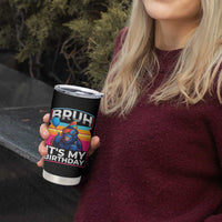 Bruh It Is My Birthday Tumbler Cup Funny Gorilla Lover Gift