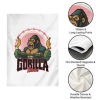 Fitness Lover Gift Garden Flag Gorilla Mode - Wonder Print Shop