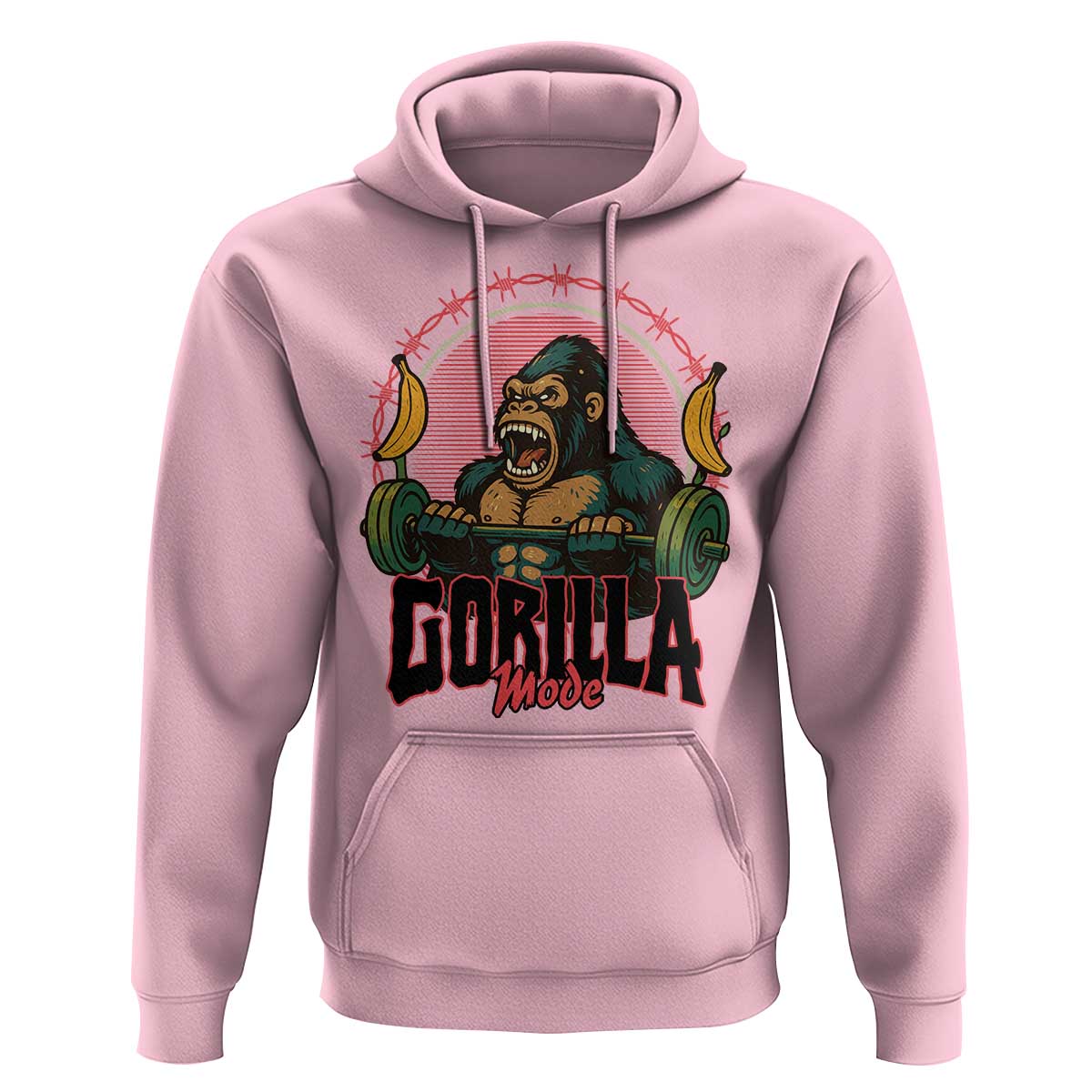 Fitness Lover Gift Hoodie Gorilla Mode - Wonder Print Shop