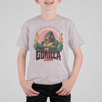 Fitness Lover Gift T Shirt For Kid Gorilla Mode - Wonder Print Shop