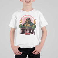 Fitness Lover Gift T Shirt For Kid Gorilla Mode - Wonder Print Shop