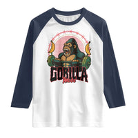 Fitness Lover Gift Raglan Shirt Gorilla Mode - Wonder Print Shop